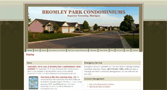 Desktop Screenshot of bromleyparkcondos.org